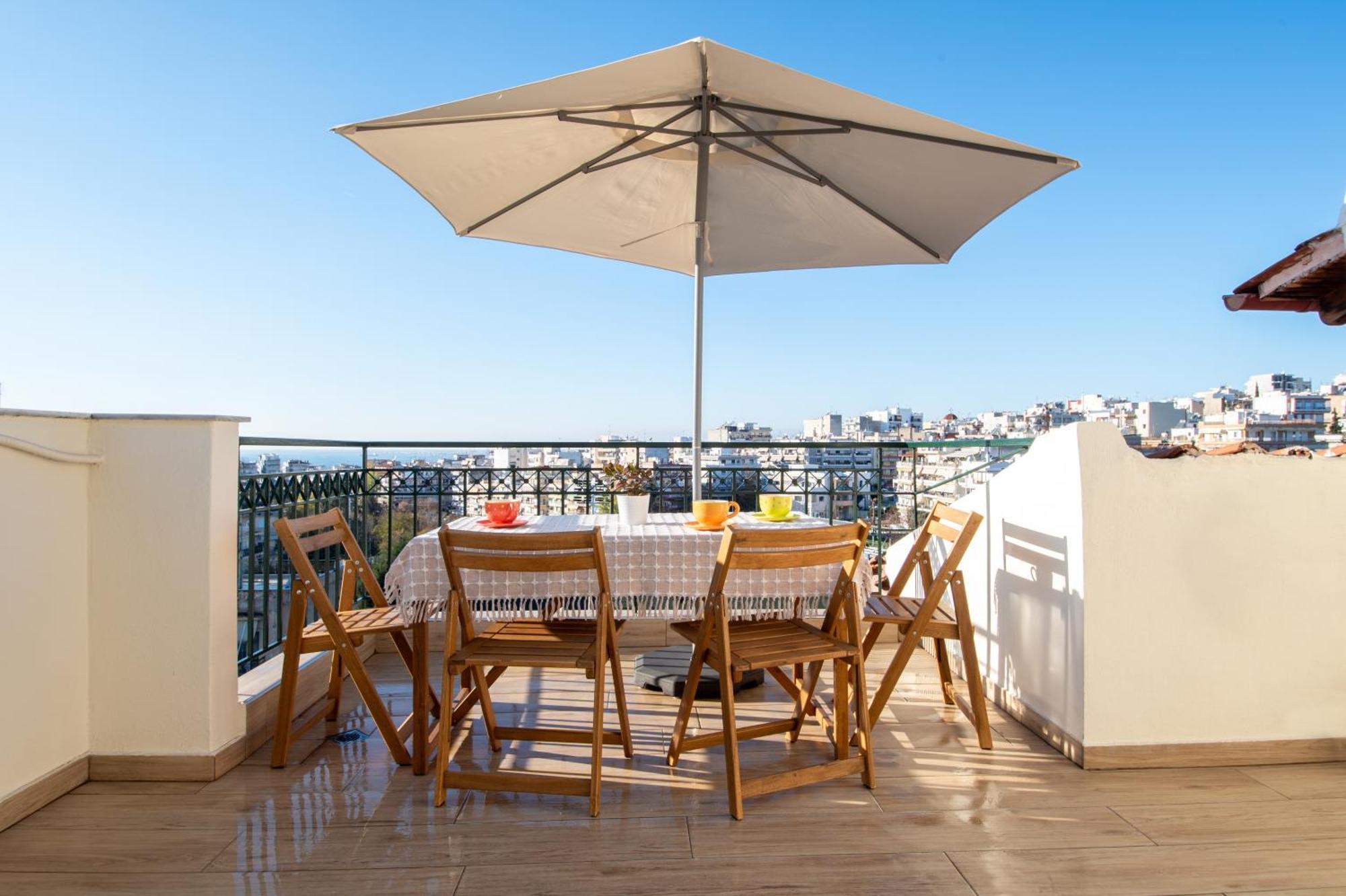 Sunset Rooftop Apartment Thessaloníki Eksteriør billede